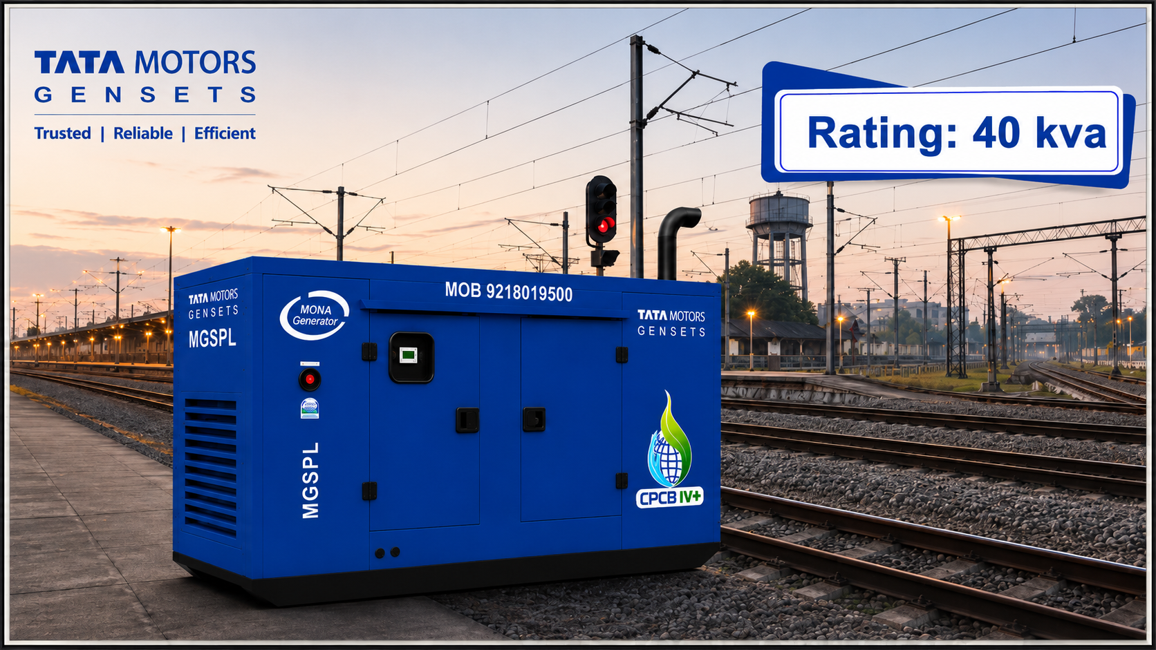 40 KVA Tata Motor Gensets in Rajasthan